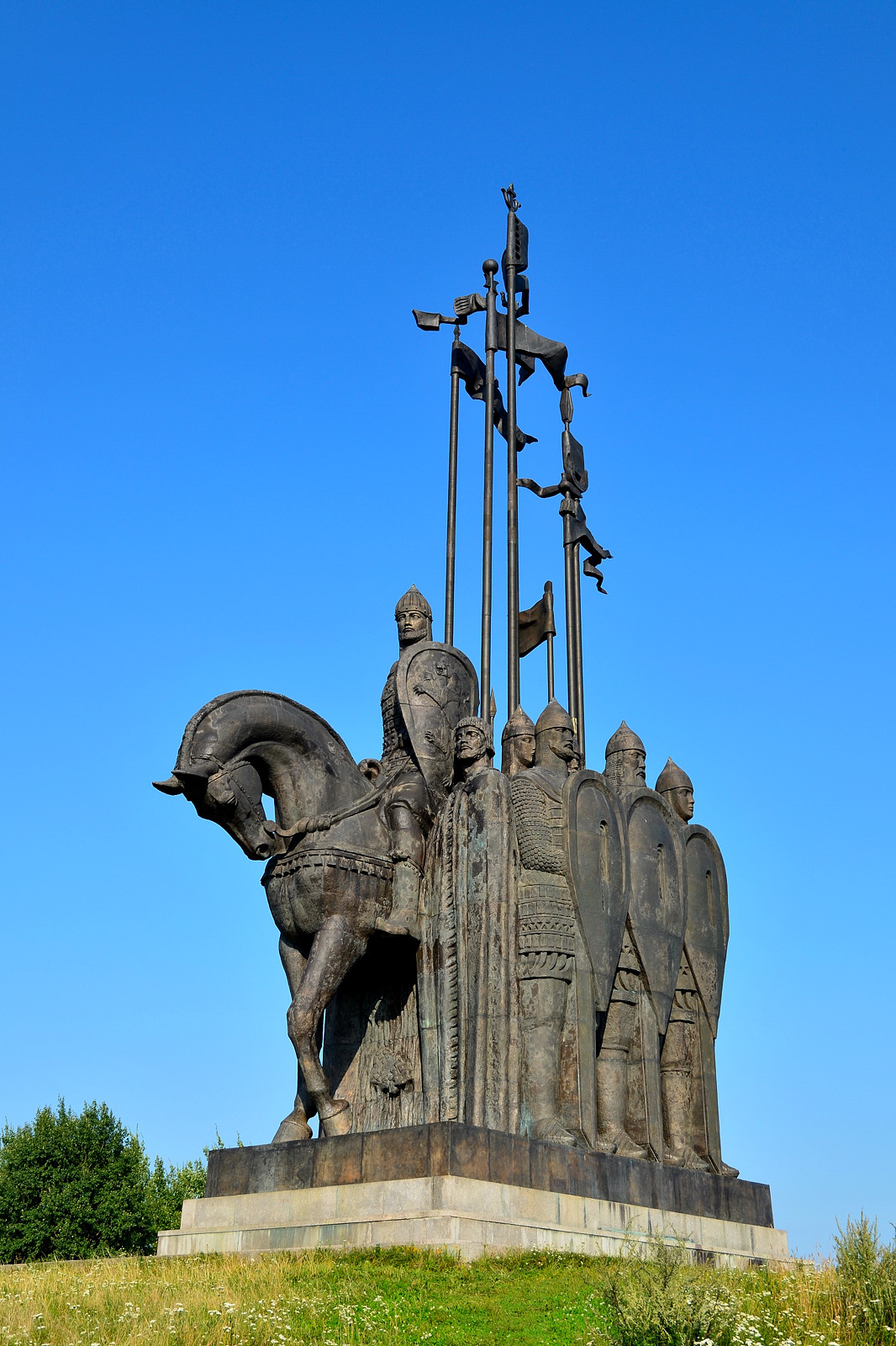 Монумент Ледовое побоище в Пскове